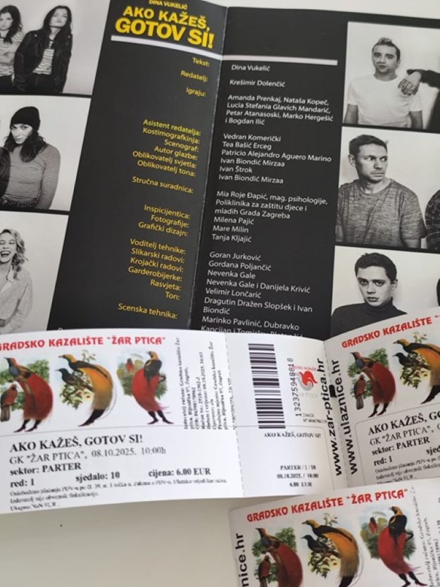 Ako kažeš, gotov si – Gradsko kazalište Žar ptica, 8.10.2025.